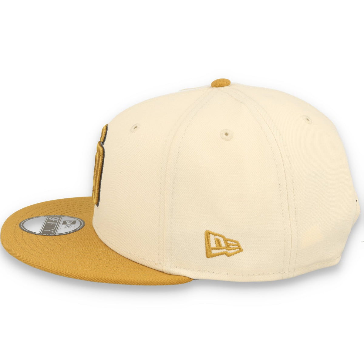 New Era San Diego Padres 2-Tone 9FIFTY Snapback Hat-Beige /Bronze product image 4, provided for visual reference and product