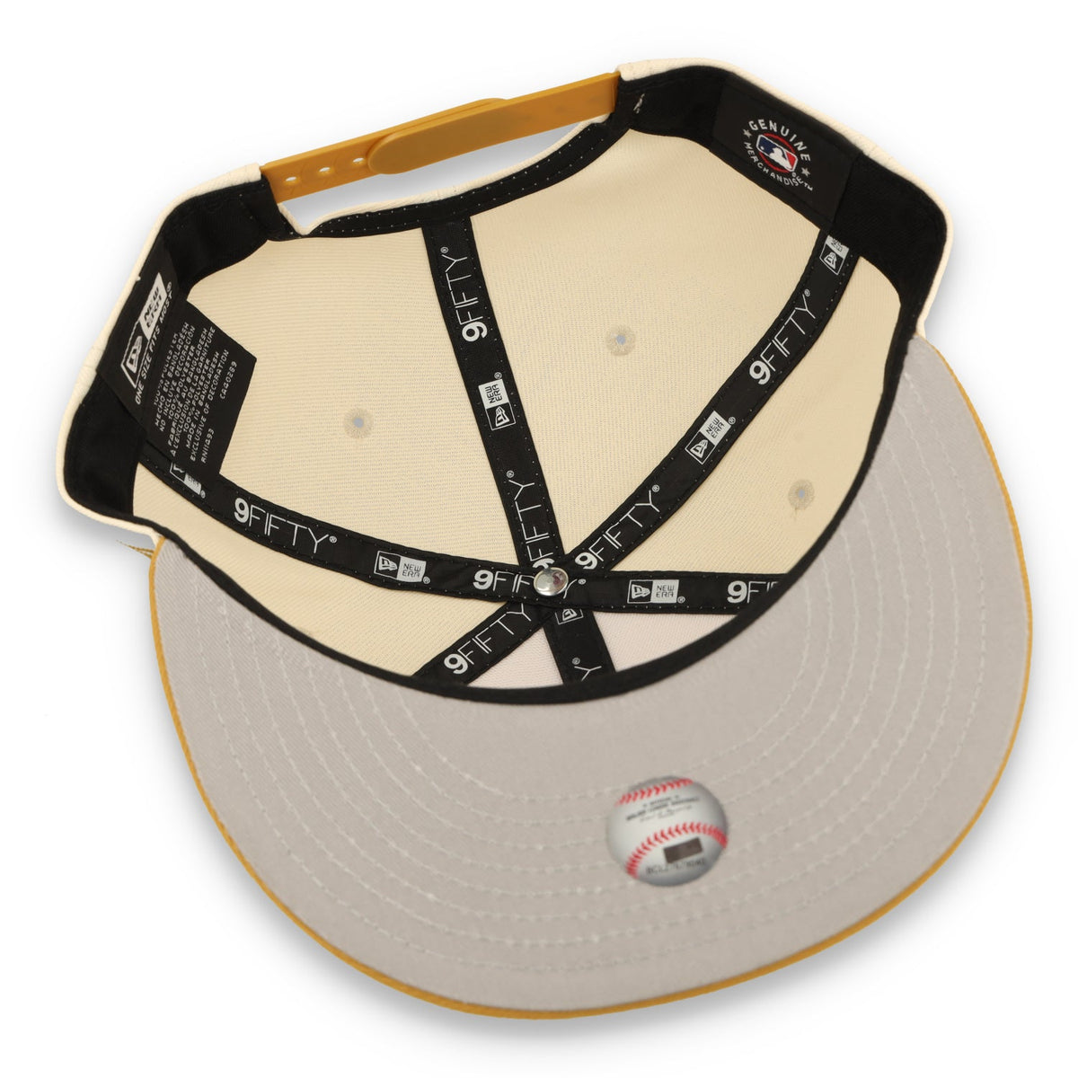 New Era San Diego Padres 2-Tone 9FIFTY Snapback Hat-Beige /Bronze product image 7, provided for visual reference and product