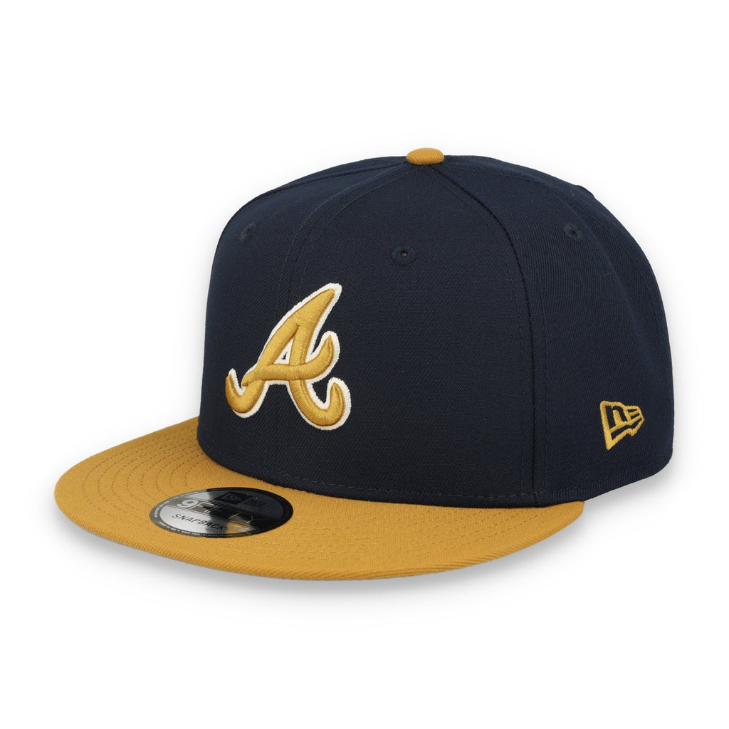 New Era Atlanta Braves 2-Tone 9FIFTY Snapback Hat-Royal /Bronze product image 2, provided for visual reference and product