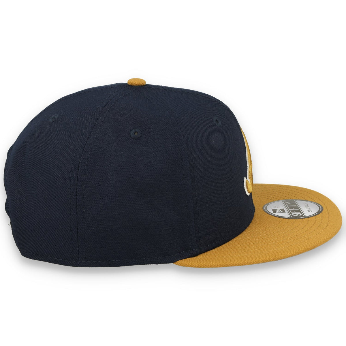 New Era Atlanta Braves 2-Tone 9FIFTY Snapback Hat-Royal /Bronze product image 5, provided for visual reference and product