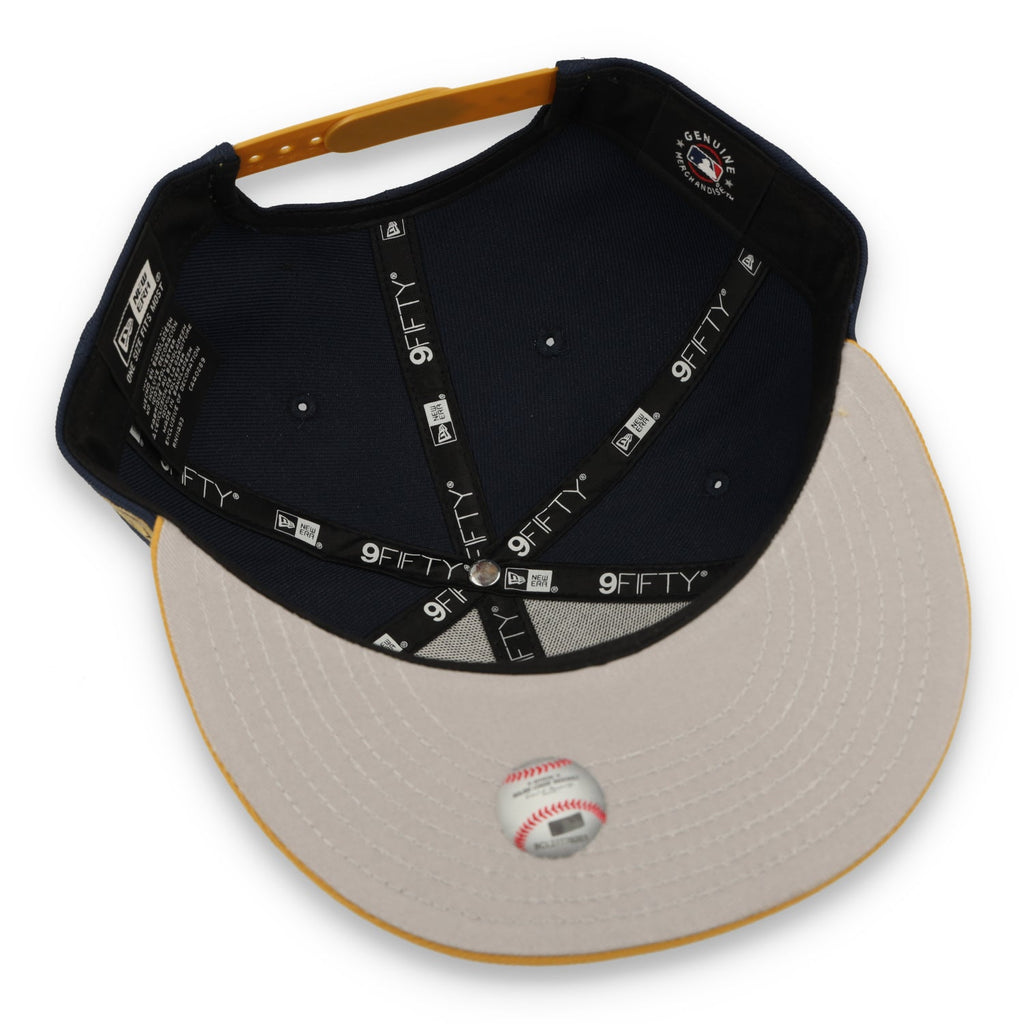 New Era Atlanta Braves 2-Tone 9FIFTY Snapback Hat-Royal /Bronze product image 7, provided for visual reference and product