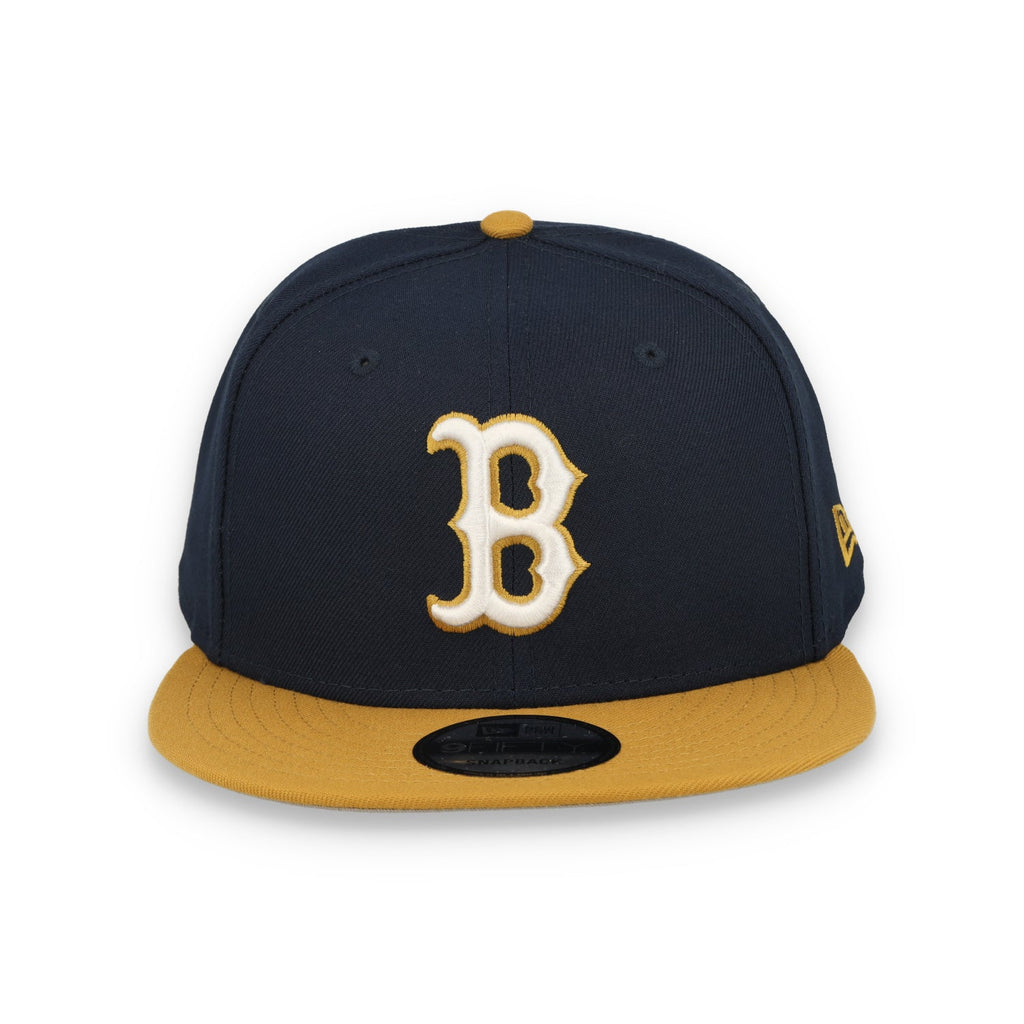 New Era Boston Red Sox 2-Tone 9FIFTY Snapback Hat-Royal /Bronze product image 3, provided for visual reference and product