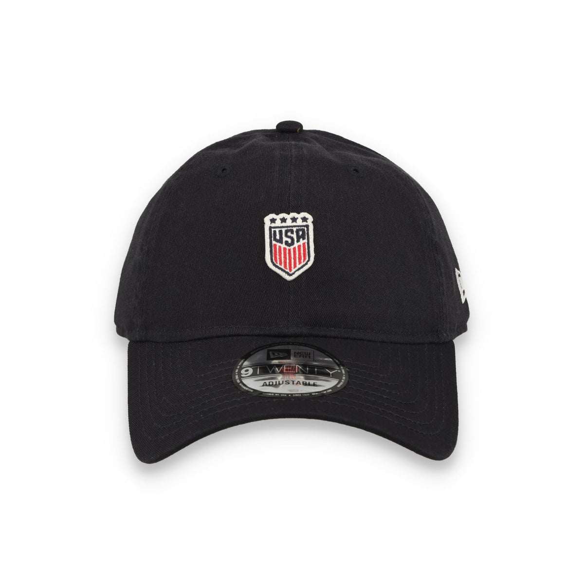New Era U.S.A Micro Logo 9Twenty Adjustable Hat-Navy product image 1, provided for visual reference and product detail review