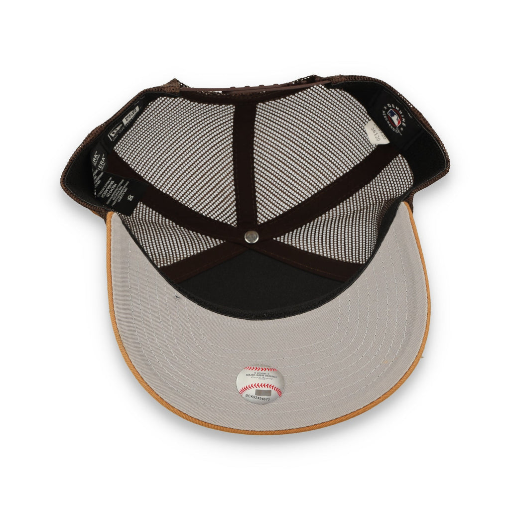 New Era San Diego Padres Injection Split Panel 9SEVENTY Trucker Stretch-Snap product image 7, provided for visual reference