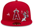 New Era Los Angeles Angels Bugs Bunny Swing 59FIFTY Fitted Hat product image 1, provided for visual reference and product
