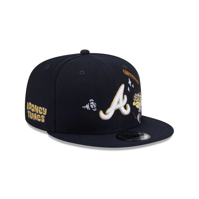 New Era Atlanta Braves Tasmanian Devil 9FIFTY Snapback Hat product image 3, provided for visual reference and product detail