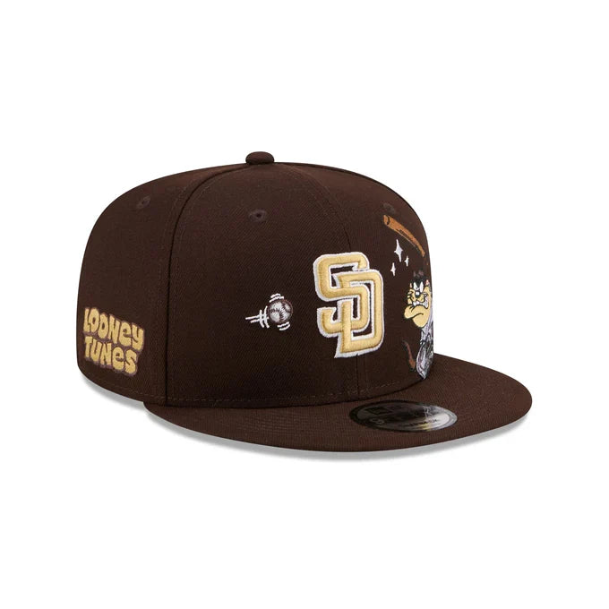New Era San Diego Padres Tasmanian Devil 9FIFTY Snapback Hat product image 3, provided for visual reference and product