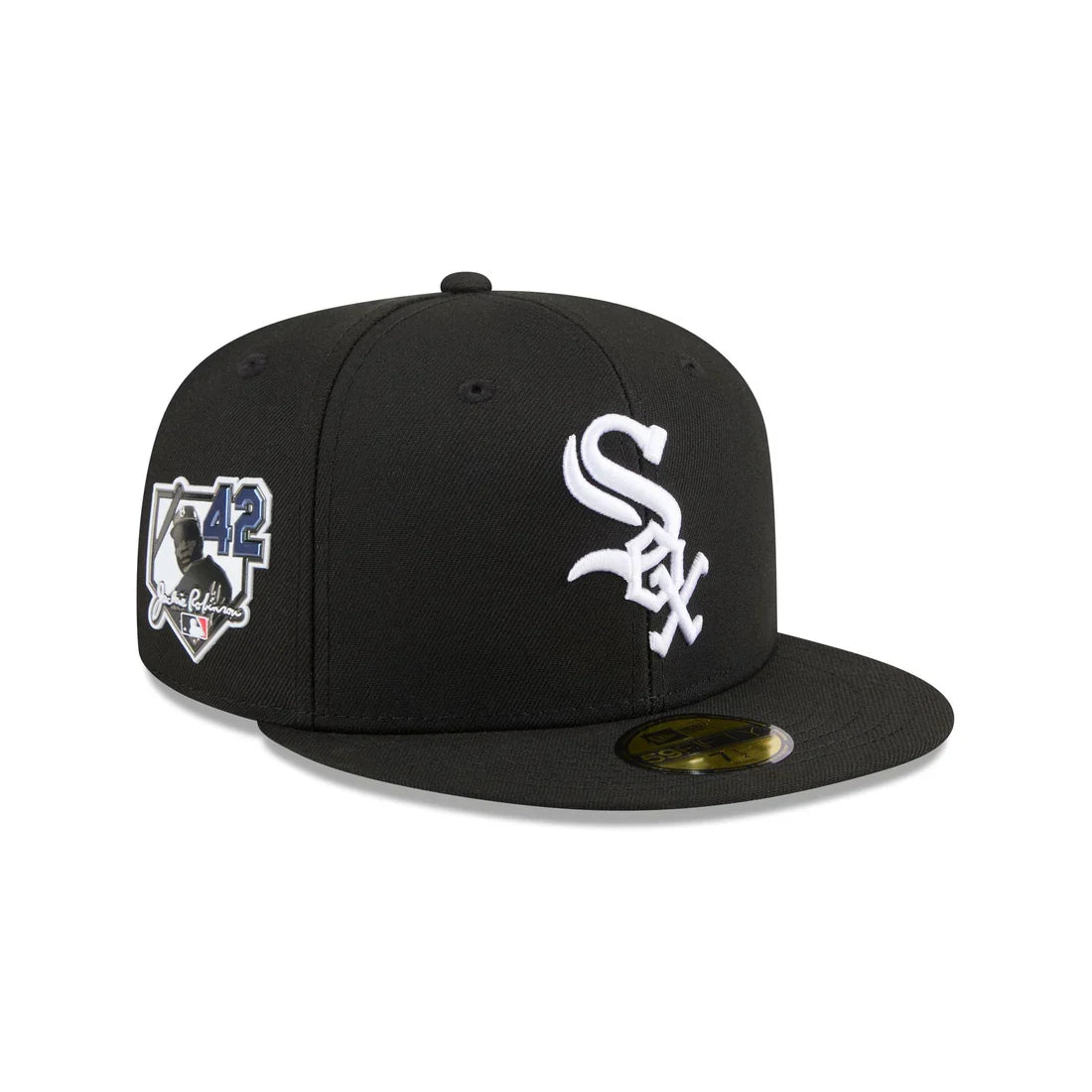 New Era Chicago White Sox Jackie Robinson Day 2026 59FIFTY Fitted Hat - Black product image 1, provided for visual reference