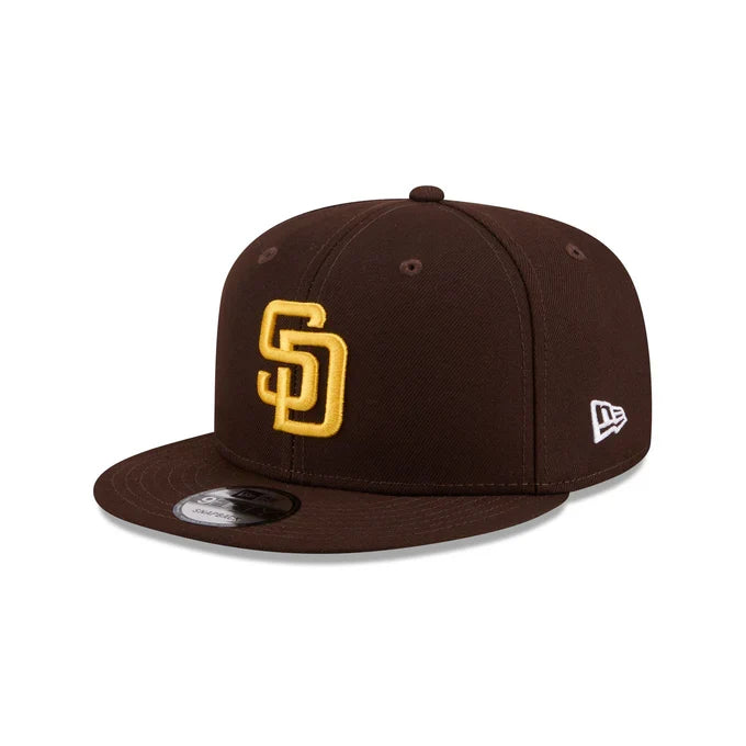 New Era San Diego Padres Jackie Robinson 2026 9FIFTY Snapback Hat- Brown product image 2, provided for visual reference and