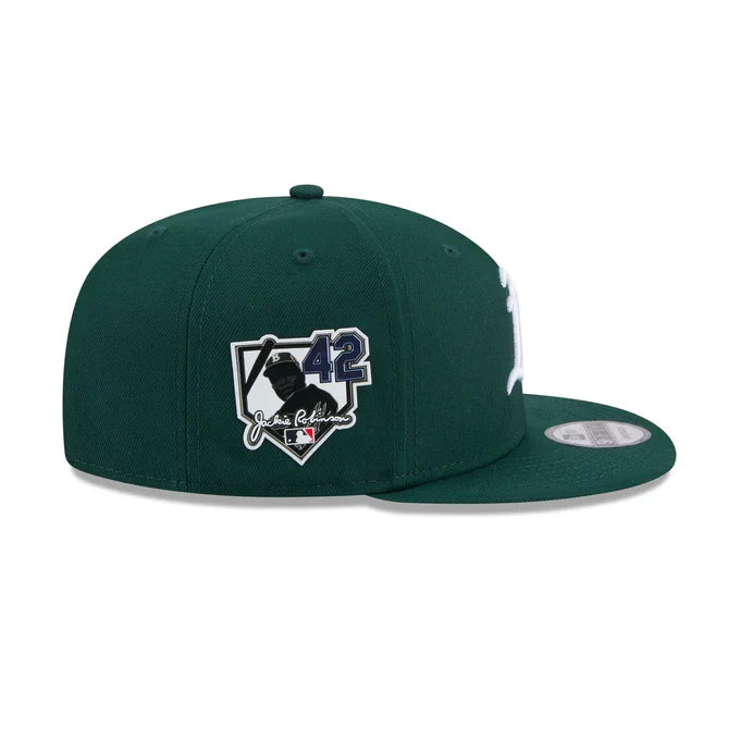 New Era Athletics Jackie Robinson 2026 9FIFTY Snapback Hat- Green product image 4, provided for visual reference and product