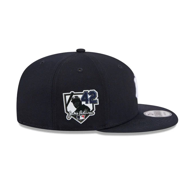New Era New York Yankees Jackie Robinson 2026 9FIFTY Snapback Hat- Navy product image 4, provided for visual reference and