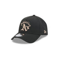 New Era Athletics Gothic Lettering 9FORTY A-Frame Snapback product image 1, provided for visual reference and product detail