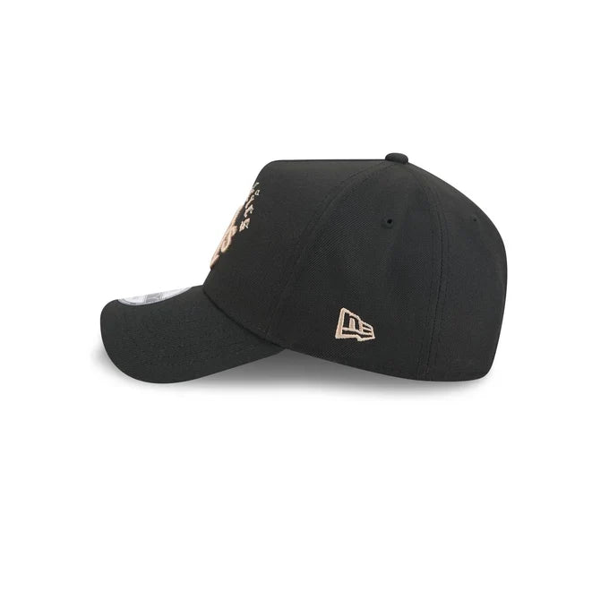 New Era Athletics Gothic Lettering 9FORTY A-Frame Snapback product image 5, provided for visual reference and product detail