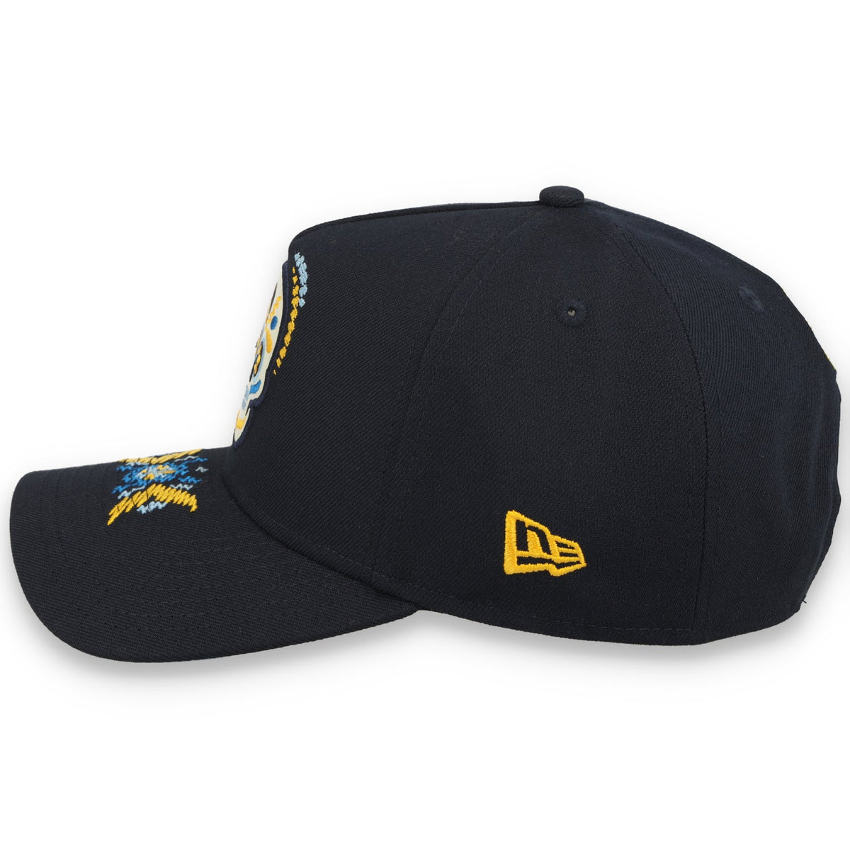 New Era Golden State Warriors 2026 Day of the Dead 9FORTY A-Frame Snapback - Navy product image 5, provided for visual