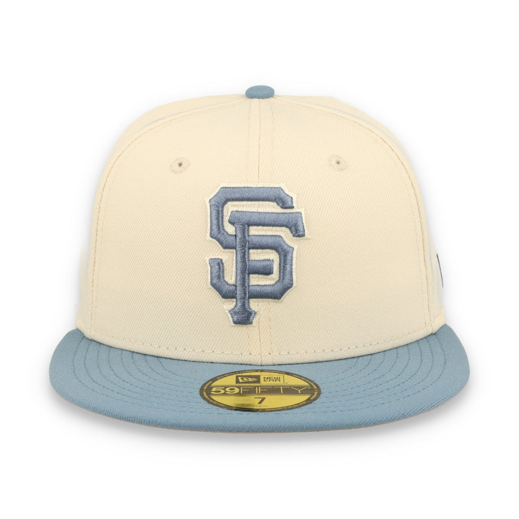 New Era San Francisco Giants 2-Tone Color Pack 59FIFTY Fitted Hat - Cream/Baby Blue product image 3, provided for visual