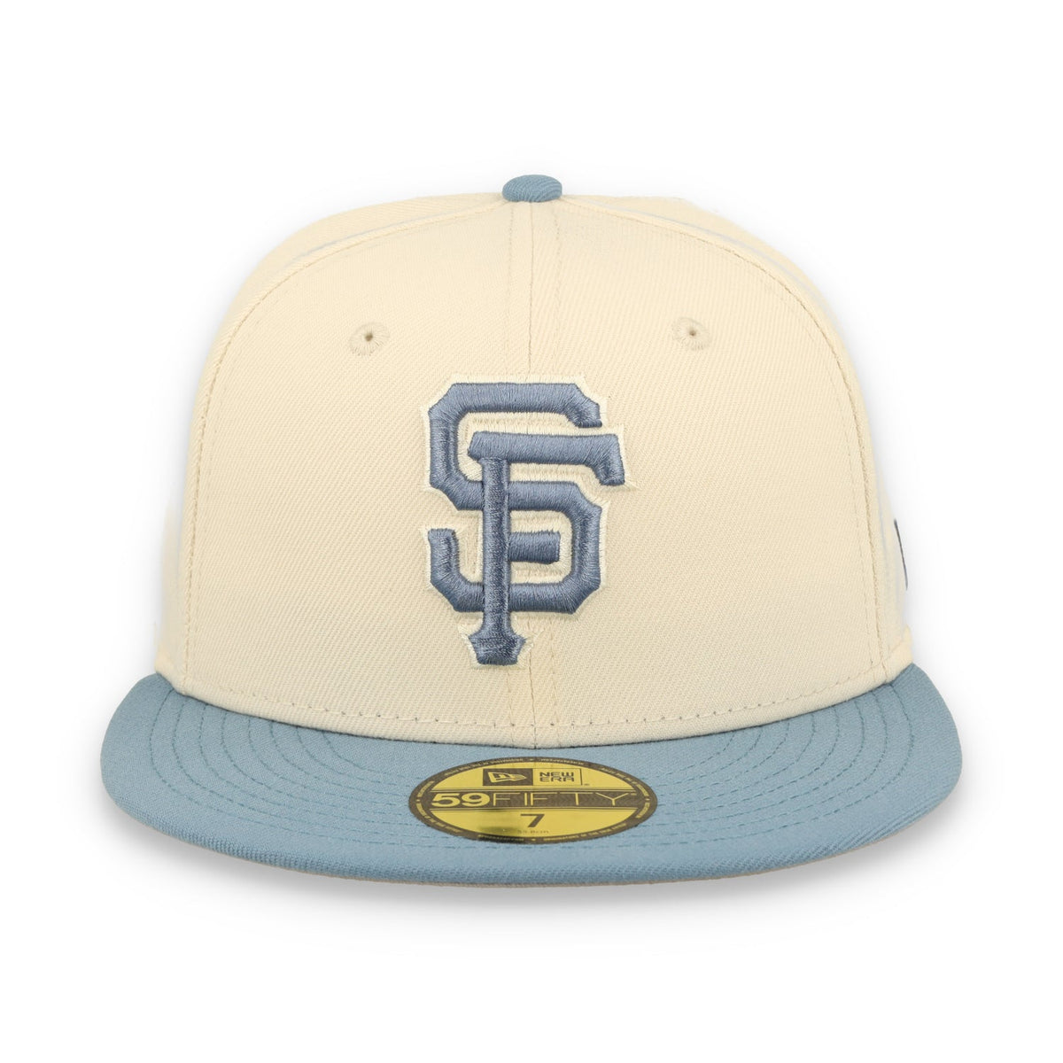 New Era San Francisco Giants 2-Tone Color Pack 59FIFTY Fitted Hat - Cream/Baby Blue product image 3, provided for visual
