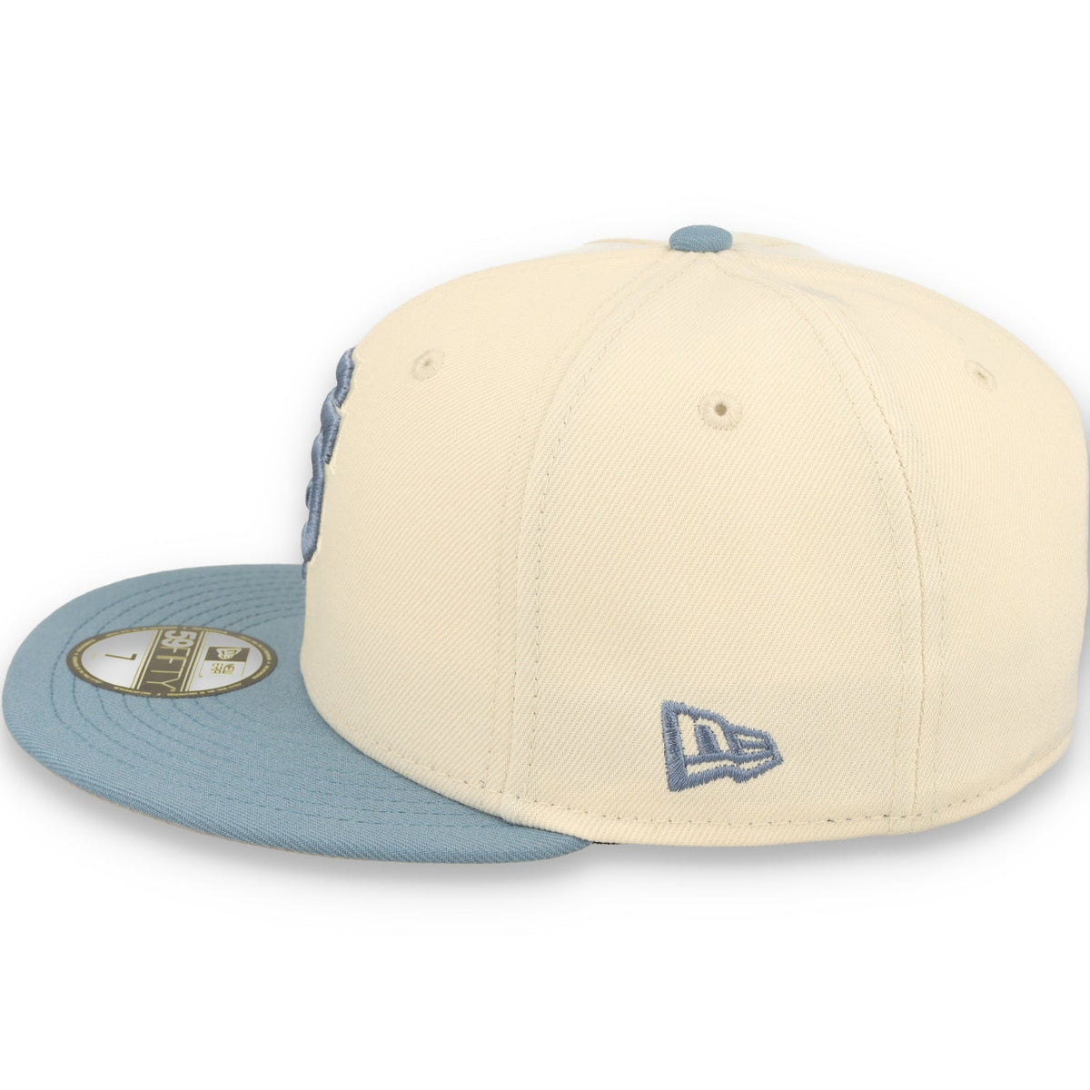 New Era San Francisco Giants 2-Tone Color Pack 59FIFTY Fitted Hat - Cream/Baby Blue product image 4, provided for visual