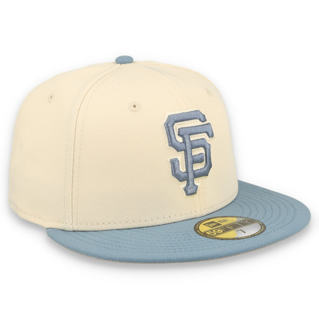 New Era San Francisco Giants 2-Tone Color Pack 59FIFTY Fitted Hat - Cream/Baby Blue product image 2, provided for visual