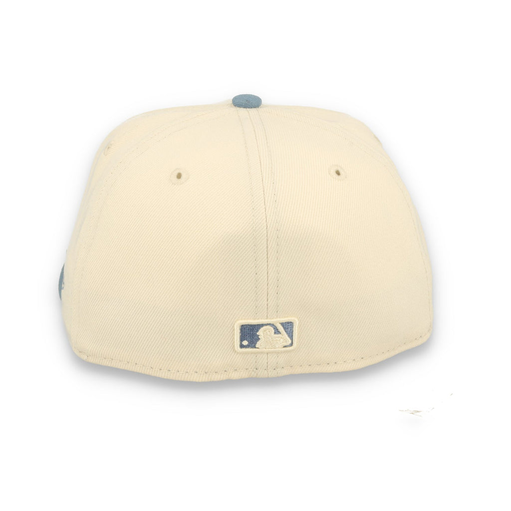 New Era Los Angeles Dodgers 2-Tone Color Pack 59FIFTY Fitted Hat - Cream/Baby Blue product image 6, provided for visual