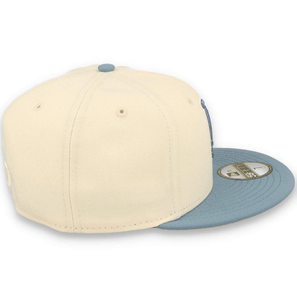 New Era Los Angeles Dodgers 2-Tone Color Pack 59FIFTY Fitted Hat - Cream/Baby Blue product image 5, provided for visual