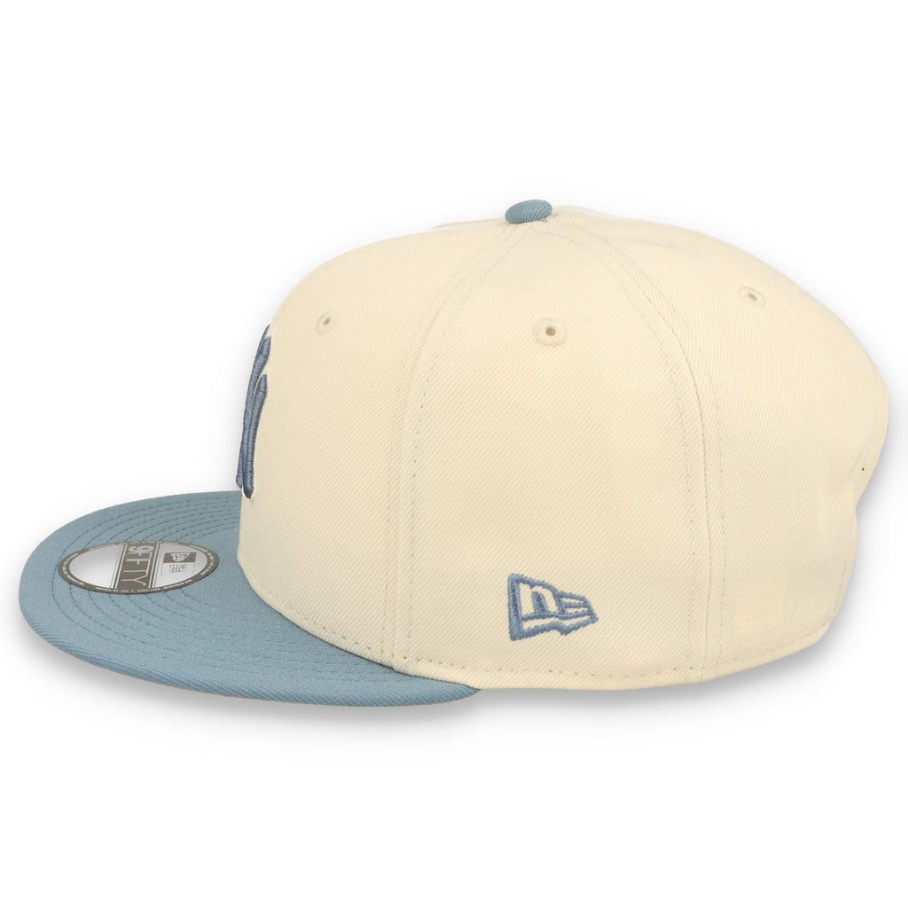 New Era New York Yankees 2-Tone Color Pack 9FIFTY Snapback Hat - Cream/Baby Blue product image 4, provided for visual