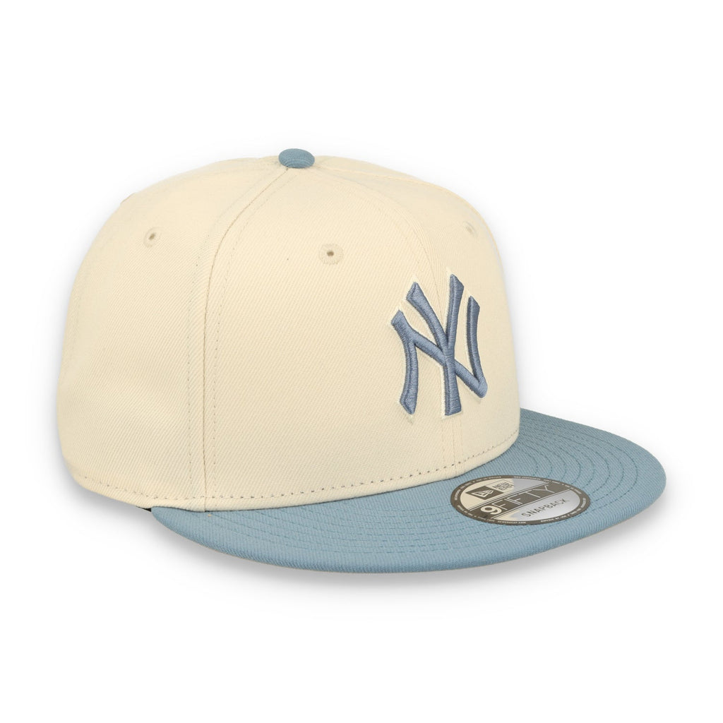 New Era New York Yankees 2-Tone Color Pack 9FIFTY Snapback Hat - Cream/Baby Blue product image 2, provided for visual