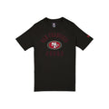 New Era Men San Francisco 49ers T-Shirt - Black product image 1, provided for visual reference and product detail review