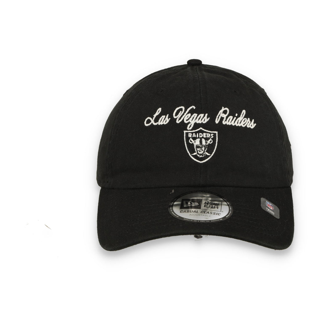 New Era Women Las Vegas Raiders Script Casual Classic Adjustable Hat product image 3, provided for visual reference and