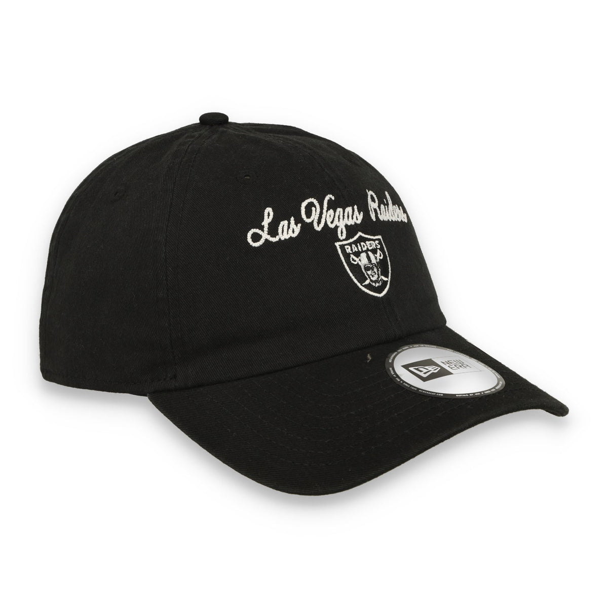 New Era Women Las Vegas Raiders Script Casual Classic Adjustable Hat product image 2, provided for visual reference and