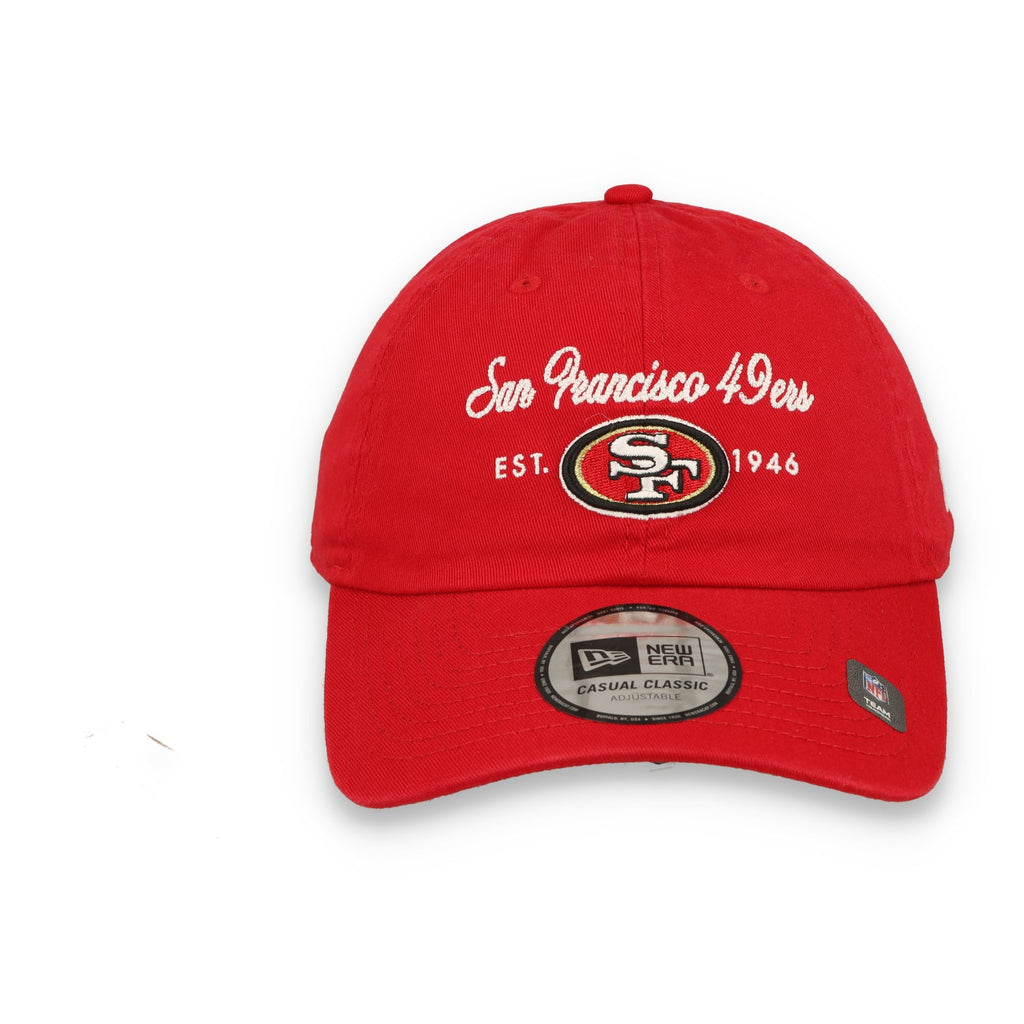 New Era Women San Francisco 49ers Script Casual Classic Adjustable Hat product image 3, provided for visual reference and