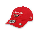 New Era Women San Francisco 49ers Script Casual Classic Adjustable Hat product image 1, provided for visual reference and