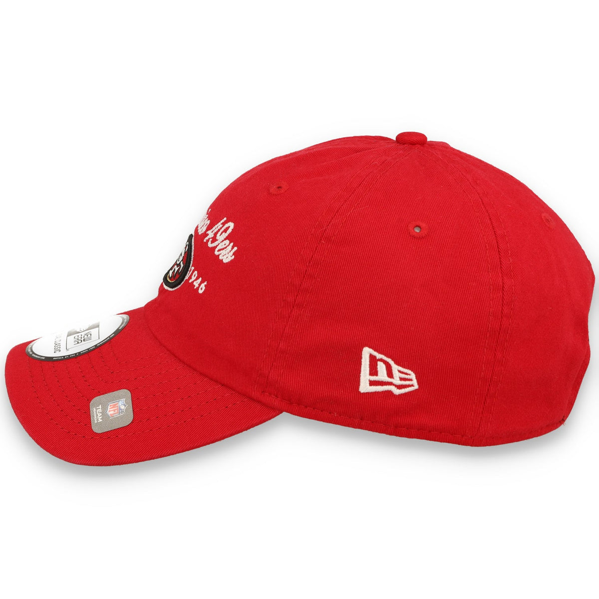 New Era Women San Francisco 49ers Script Casual Classic Adjustable Hat product image 4, provided for visual reference and