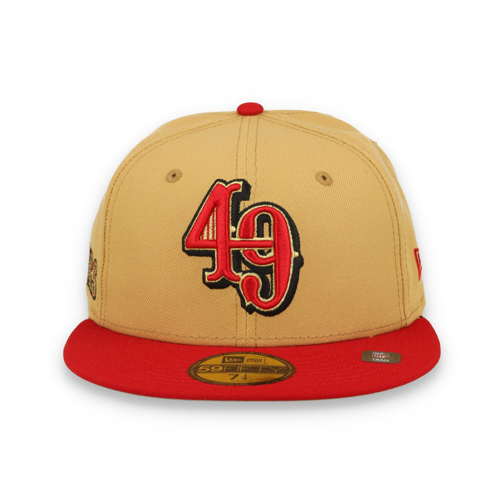 New Era San Francisco 49ers Deceptor Bronze 59FIFTY Fitted Hat product image 3, provided for visual reference and product