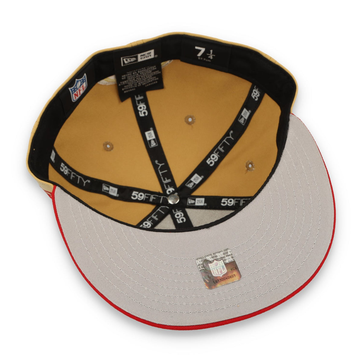 New Era San Francisco 49ers Deceptor Bronze 59FIFTY Fitted Hat product image 7, provided for visual reference and product