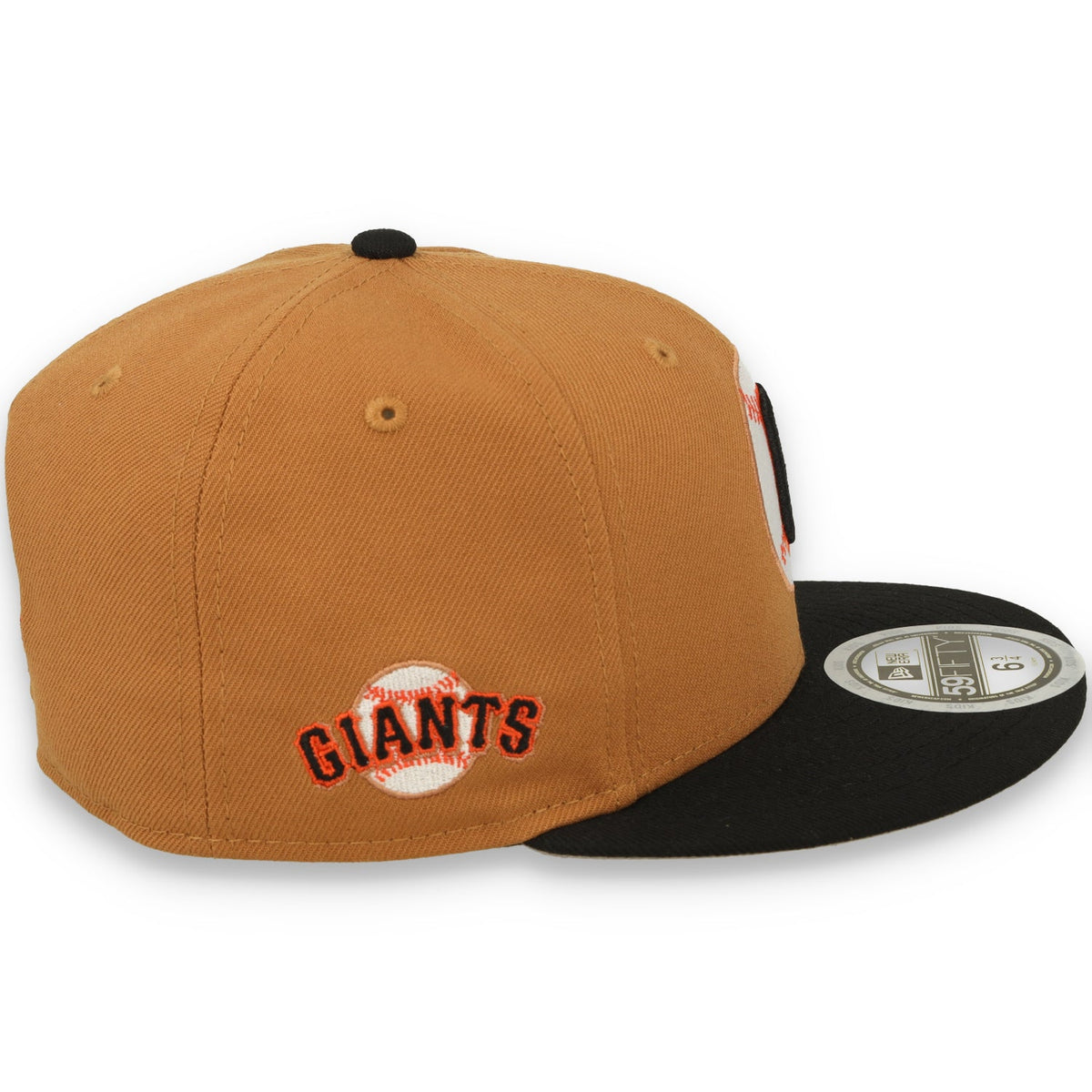 New Era Kids San Francisco Giants 59Fifty Fitted - Camel/Black product image 5, provided for visual reference and product