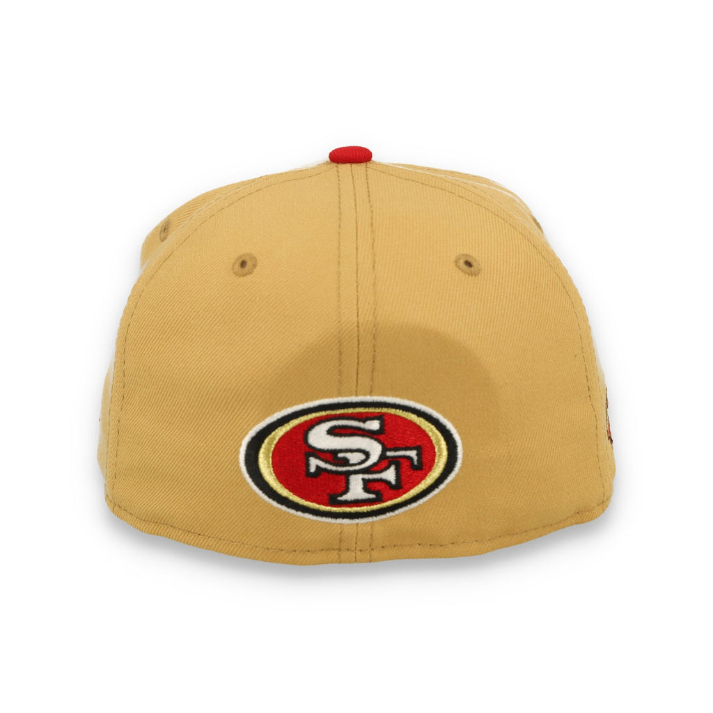 New Era Kids San Francisco 49ers Deceptor 2 59FIFTY Fitted Hat - Optic White/Light Bronze product image 6, provided for