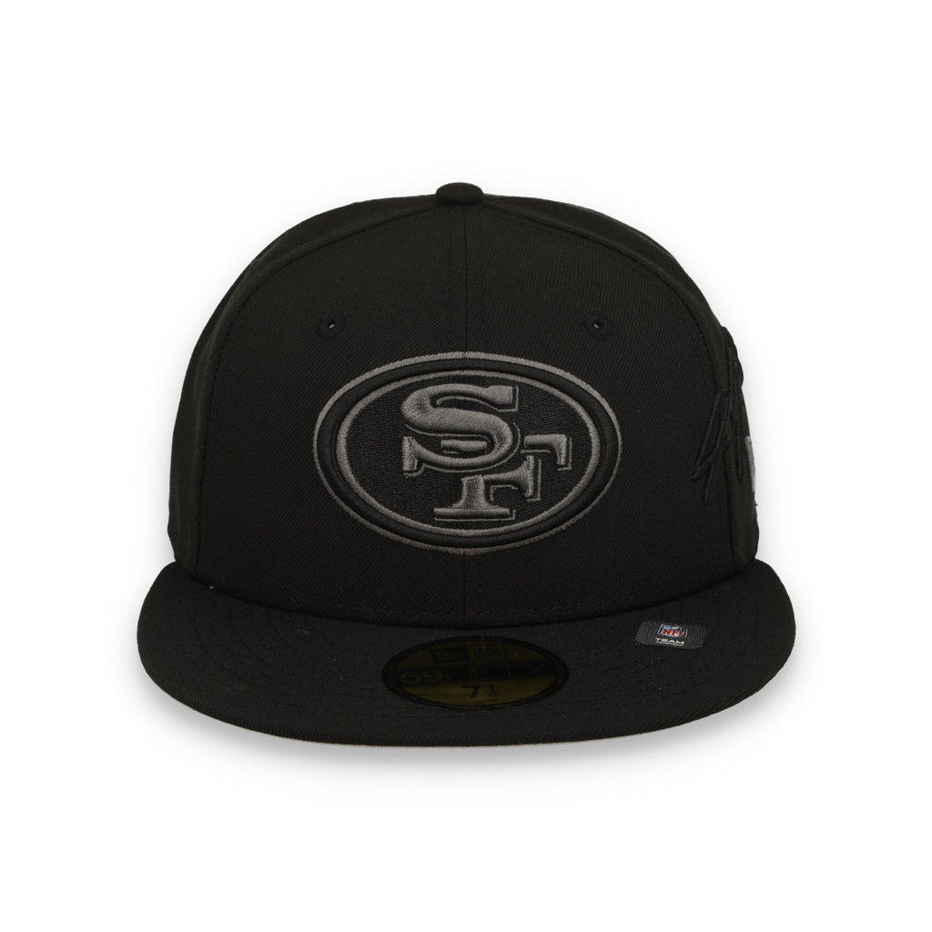 New Era San Francisco Side Script 59FIFTY Fitted Hat-Black product image 3, provided for visual reference and product detail