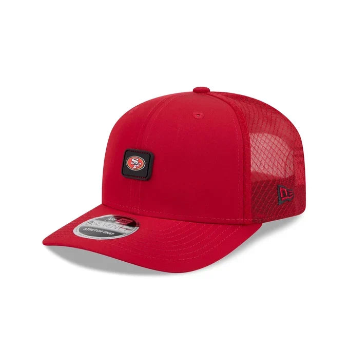 New Era San Francisco 49ers Mini Badge 9SEVENTY Trucker Snapback product image 2, provided for visual reference and product