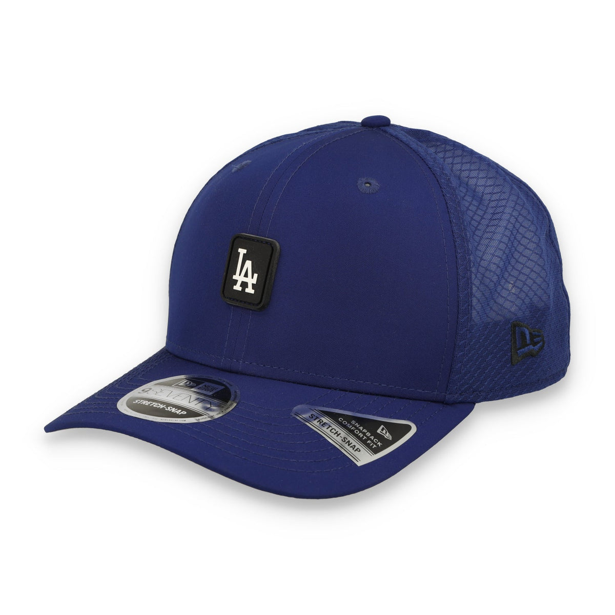 New Era Los Angeles Dodgers Micro Badge 9SEVENTY Stretch-Snap Hat product image 3, provided for visual reference and product