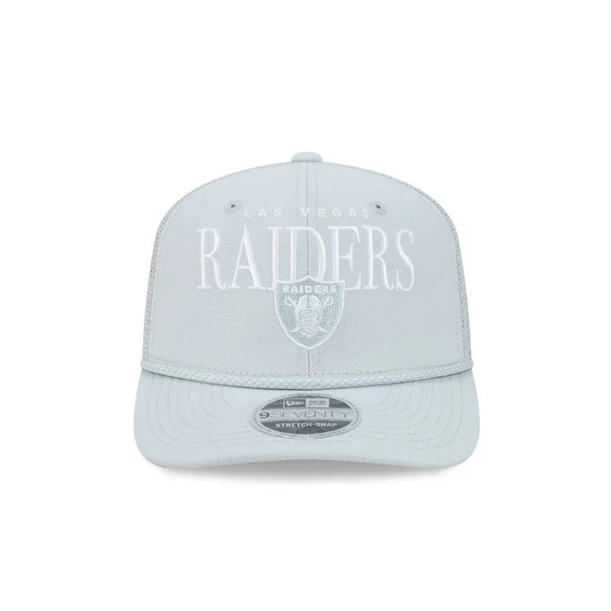 New Era Las Vegas Raiders Tonal 9SEVENTY Trucker Hat product image 3, provided for visual reference and product detail review