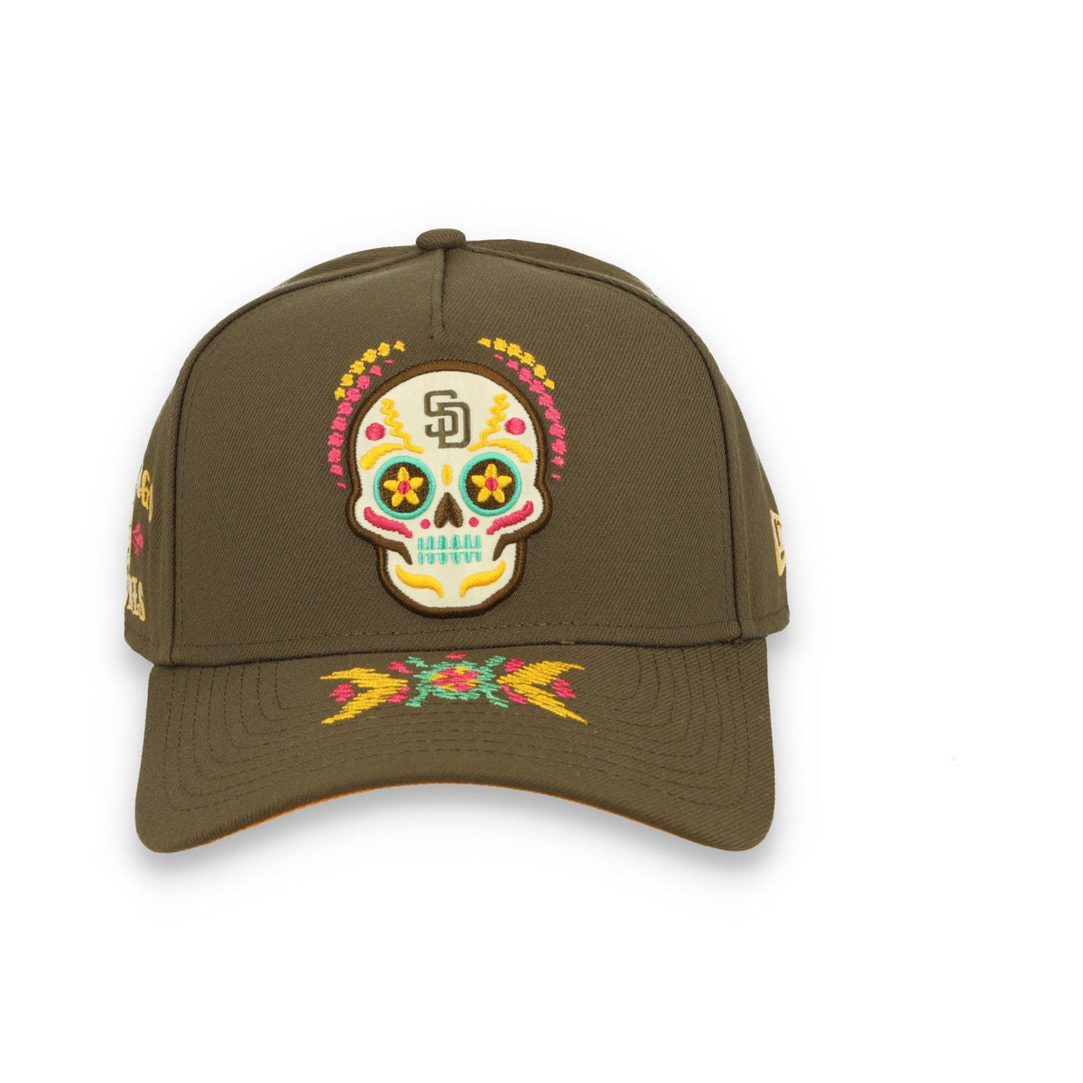 New Era San Diego Padres 2026 Day of the Dead 9FORTY A-Frame Snapback product image 3, provided for visual reference and