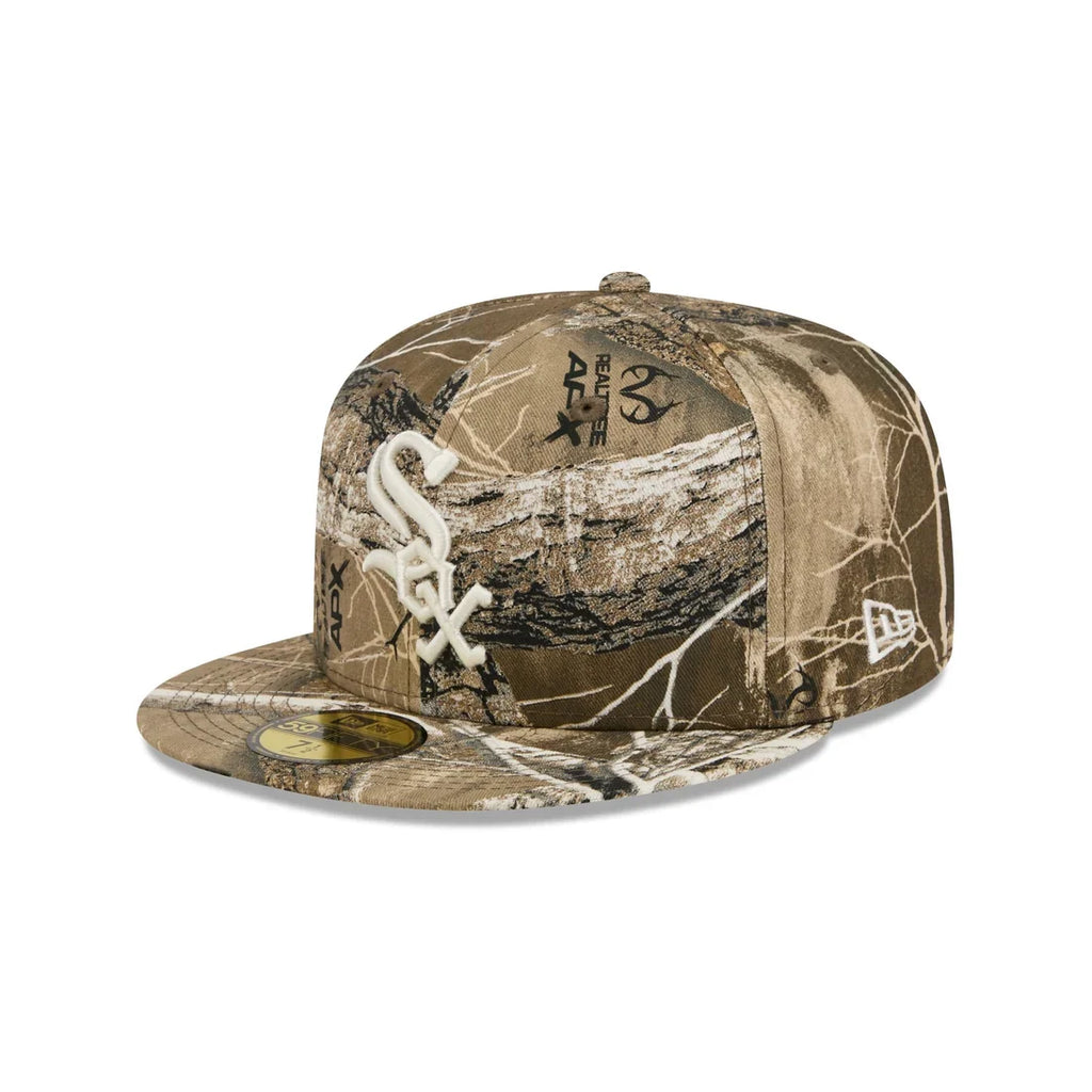 New Era Chicago White Sox RealTree 59Fifty Fitted Hat product image 2, provided for visual reference and product detail
