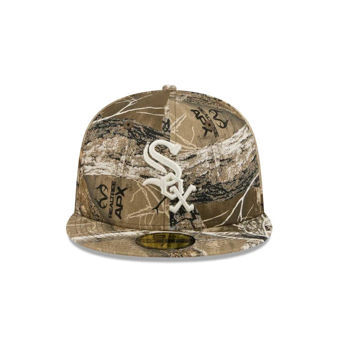 New Era Chicago White Sox RealTree 59Fifty Fitted Hat product image 3, provided for visual reference and product detail