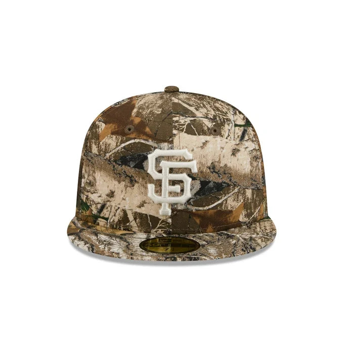 New Era San Francisco Giants RealTree 59Fifty Fitted Hat product image 2, provided for visual reference and product detail