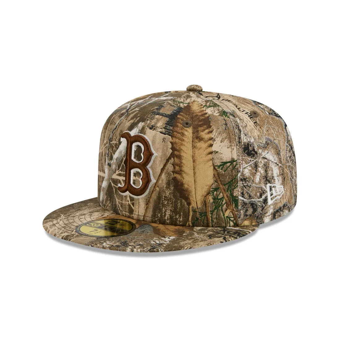 New Era Boston Red Sox RealTree 59Fifty Fitted Hat product image 2, provided for visual reference and product detail review