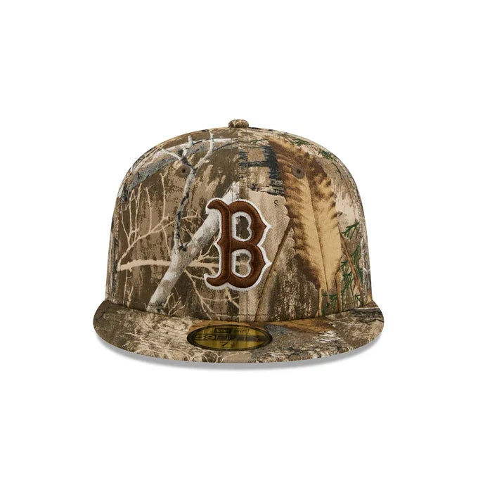 New Era Boston Red Sox RealTree 59Fifty Fitted Hat product image 3, provided for visual reference and product detail review
