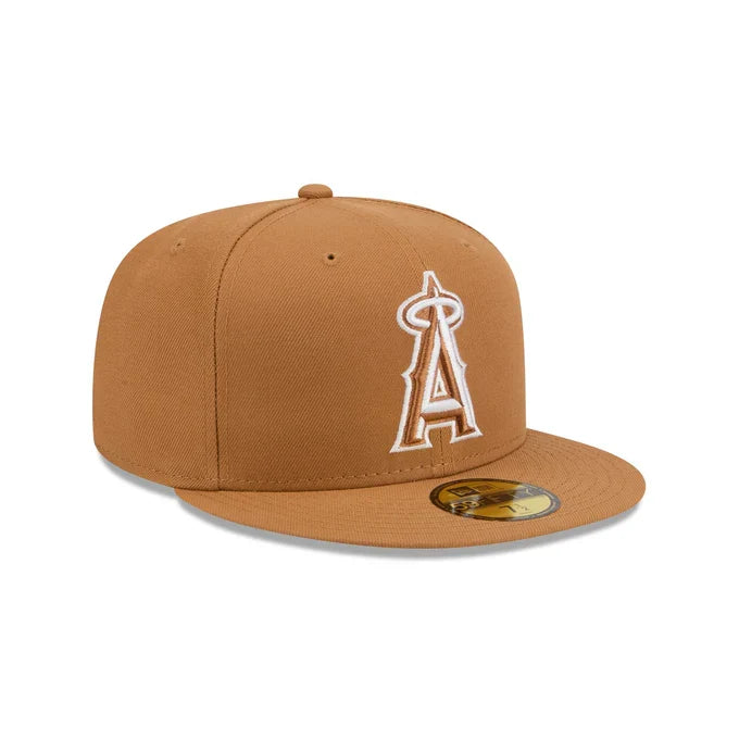 New Era Los Angeles Angels Basic 59FIFTY Fitted Hat - Bronze product image 1, provided for visual reference and product