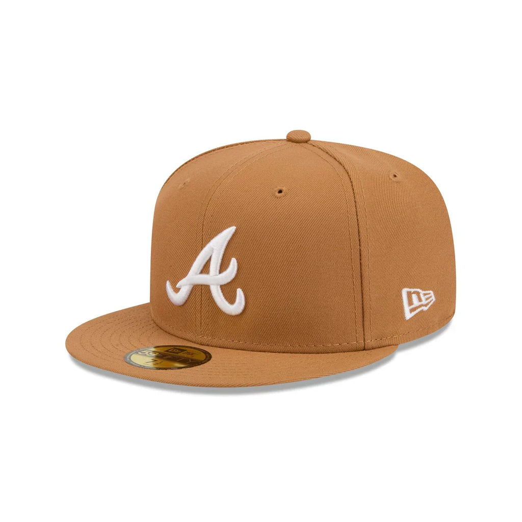 New Era Atlanta Braves Basic 59FIFTY Fitted Hat-Bronze product image 2, provided for visual reference and product detail