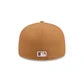 New Era Atlanta Braves Basic 59FIFTY Fitted Hat-Bronze product image 6, provided for visual reference and product detail