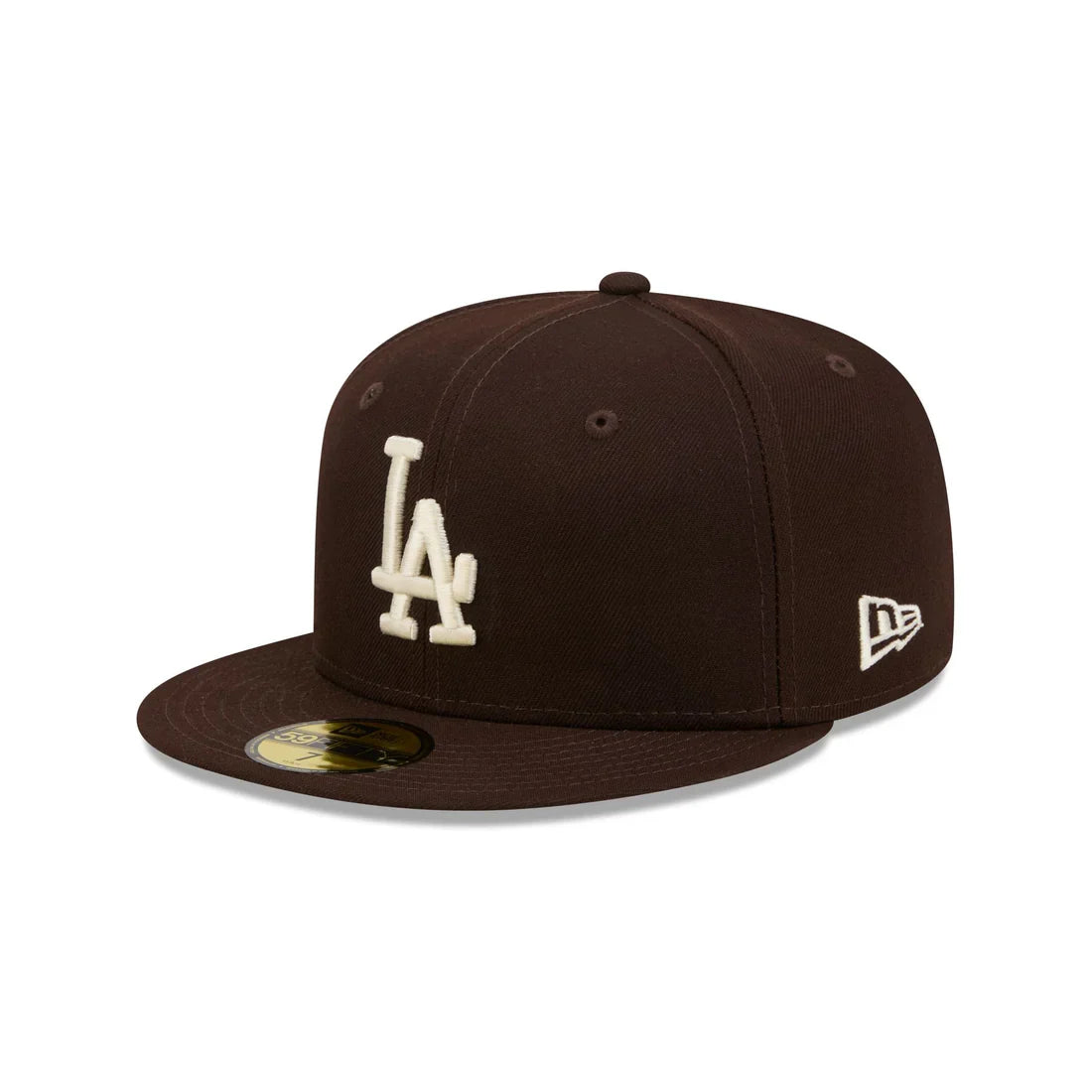 New Era Los Angeles Basic Dodgers 59FIFTY Fitted Hat - Brown product image 2, provided for visual reference and product